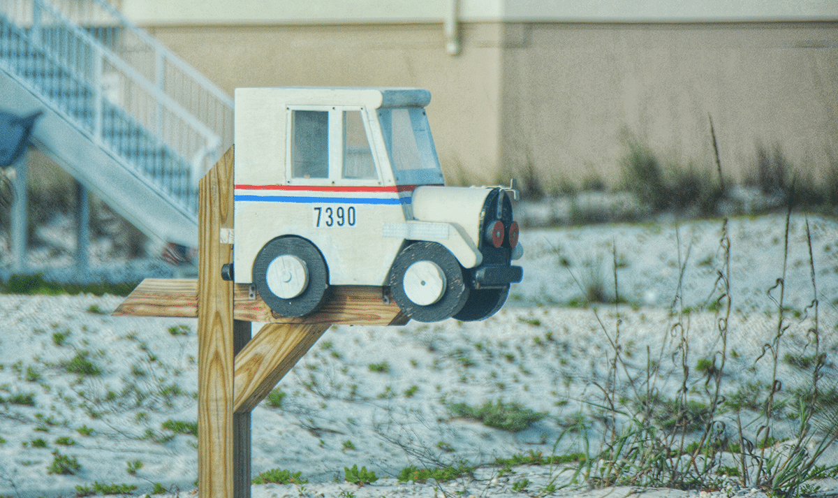 mail box post office van